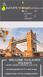 Mobile Screenshot of elevateholidays.com
